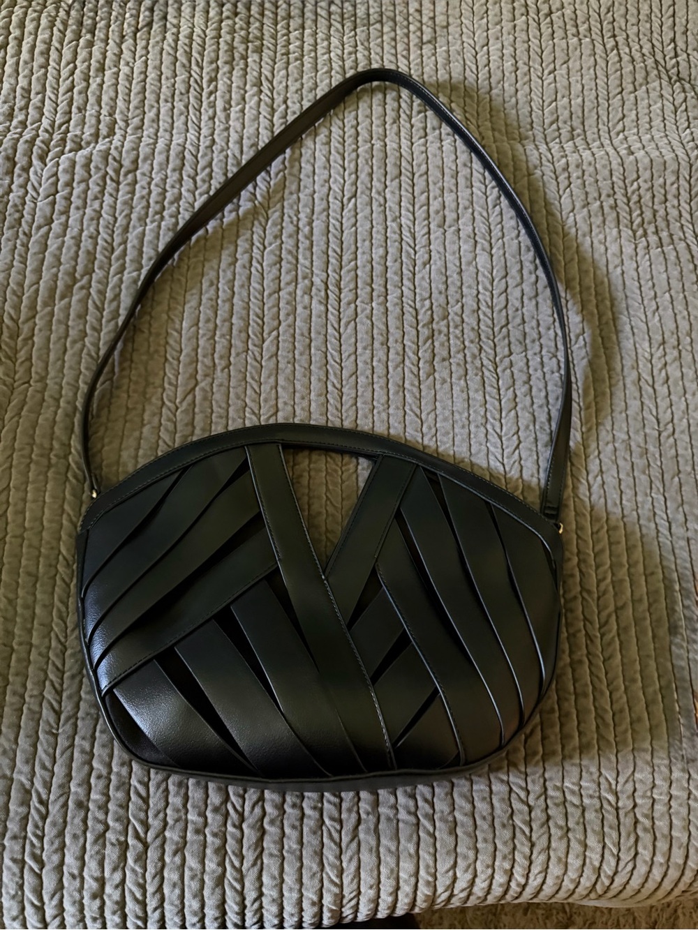 Anthropologie black summer bag